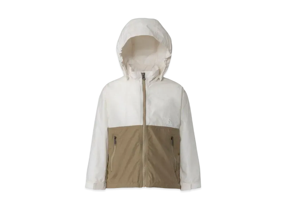The North Face Kids Toddler Compact Jacket "White Dune/Classic Khaki"