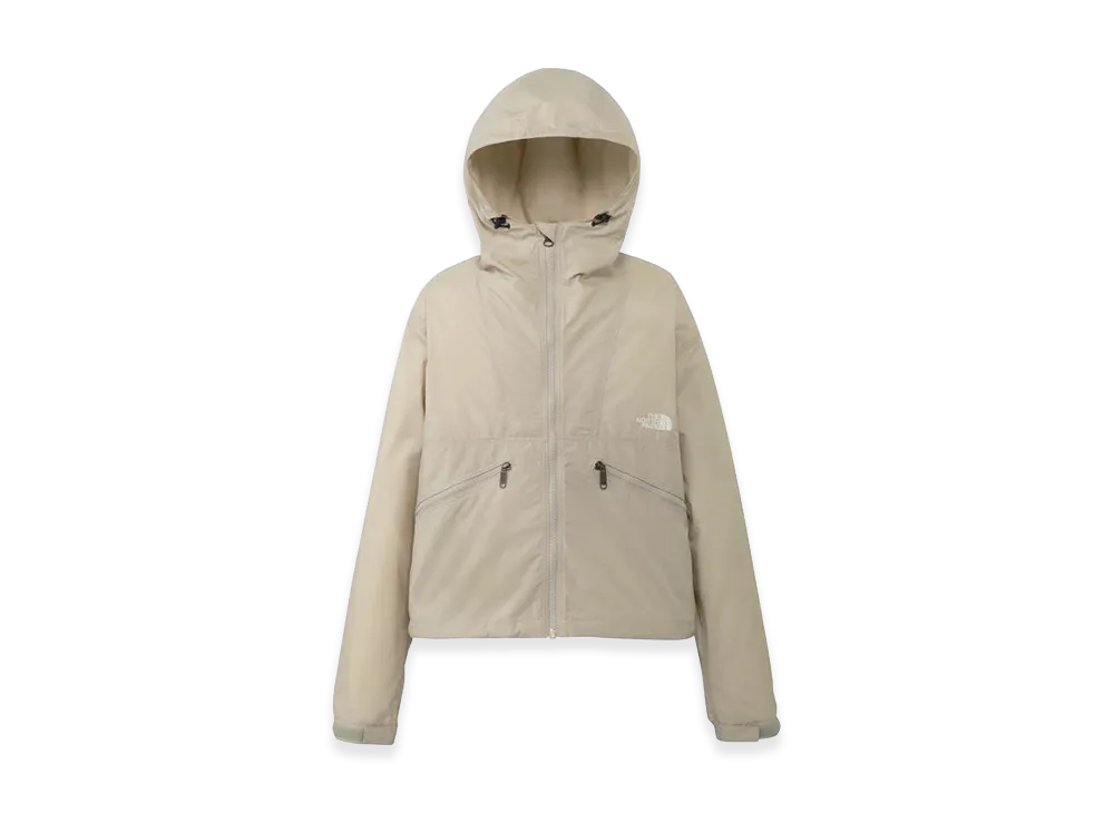 The North Face Short Compact Jacket Women's "Fossil Ivory"