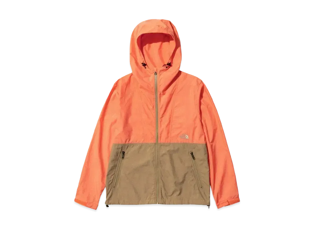 The North Face Compact Jacket "Dusty Coral Orange x Kelp Tan"