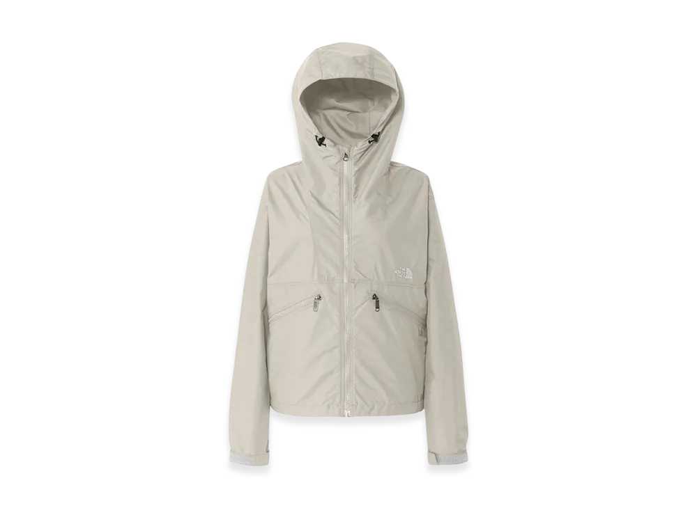 The North Face Short Compact Jacket "Fossil Ivory"