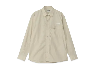 The North Face Long Sleeve Nuptse Shirt "Gravel"