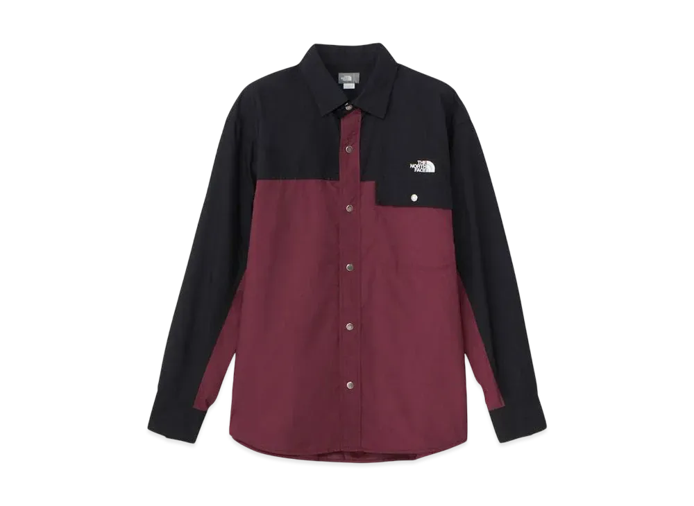 The North Face Long Sleeve Nuptse Shirt "Alpine Plum"