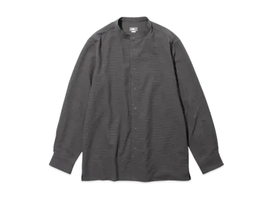 The North Face Seersucker Band Collar Shirt "Fuse Box Gray"