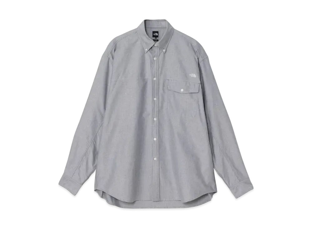 The North Face Long Sleeve Flash Dry Nuptse Shirt "Black Chambray"