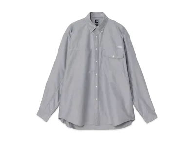 The North Face Long Sleeve Flash Dry Nuptse Shirt "Black Chambray"