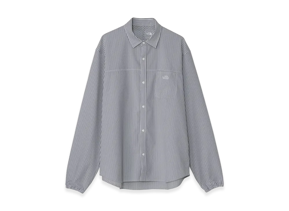 The North Face General Athletic Recreation Long Sleeve Shirt Unisex "Grey Stripe"