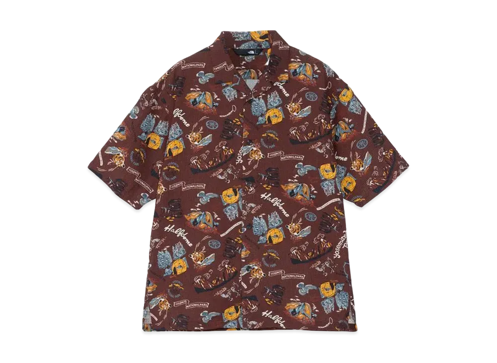 The North Face Short Sleeve Aloha Vented Shirt "Yosemite Camp Red"