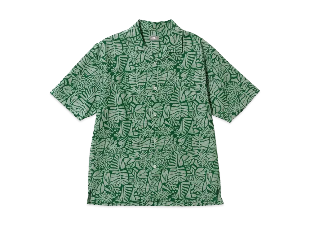 The North Face Short Sleeve Aloha Vented Shirt "TNF Botanical Green"