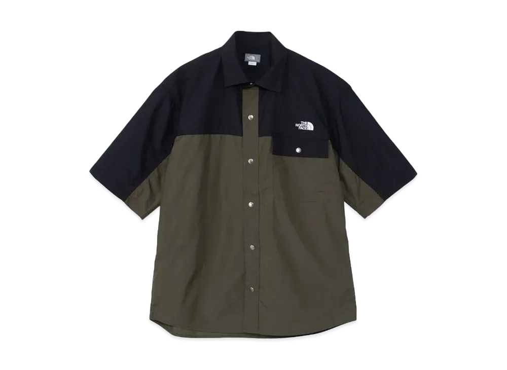 The North Face Short Sleeve Nuptse Shirt "New Taupe"