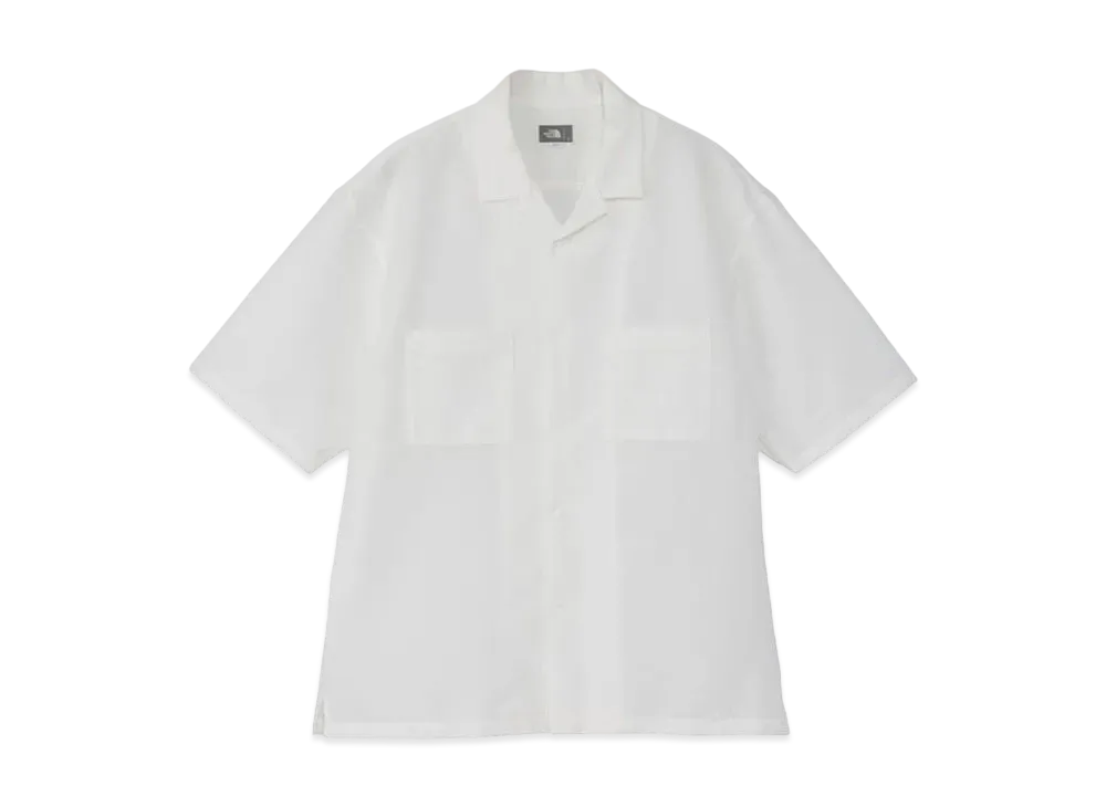The North Face Short Sleeve Seersucker Vented Mesh Shirt "Off White"