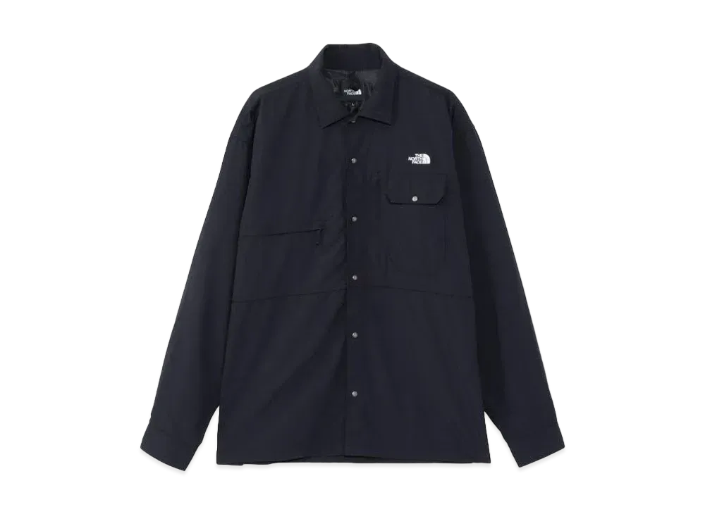 The North Face Long Sleeve Nylon Oxtrip Shirt "Black"