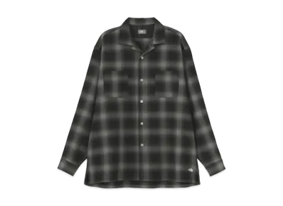 The North Face Long Sleeve Woolly Check Shirt "Black Ombre Check"