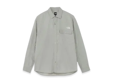 The North Face Long Sleeve Nuptse Shirt "Meld Gray"