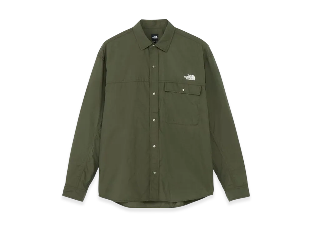 The North Face Long Sleeve Nuptse Shirt "New Taupe"