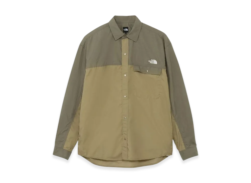 The North Face Long Sleeve Nuptse Shirt "Classic Khaki/Taupe"