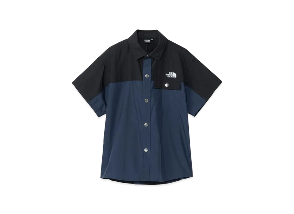 The North Face Kids Short Sleeve Nuptse Shirt "Urban Navy"
