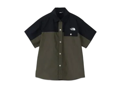 The North Face Kids Short Sleeve Nuptse Shirt "New Taupe"