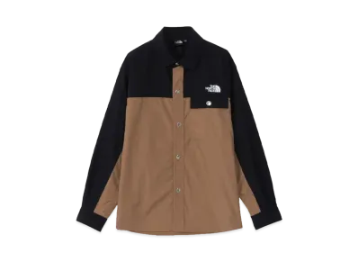 The North Face L/S Nuptse Shirt Kids "Utility Black"