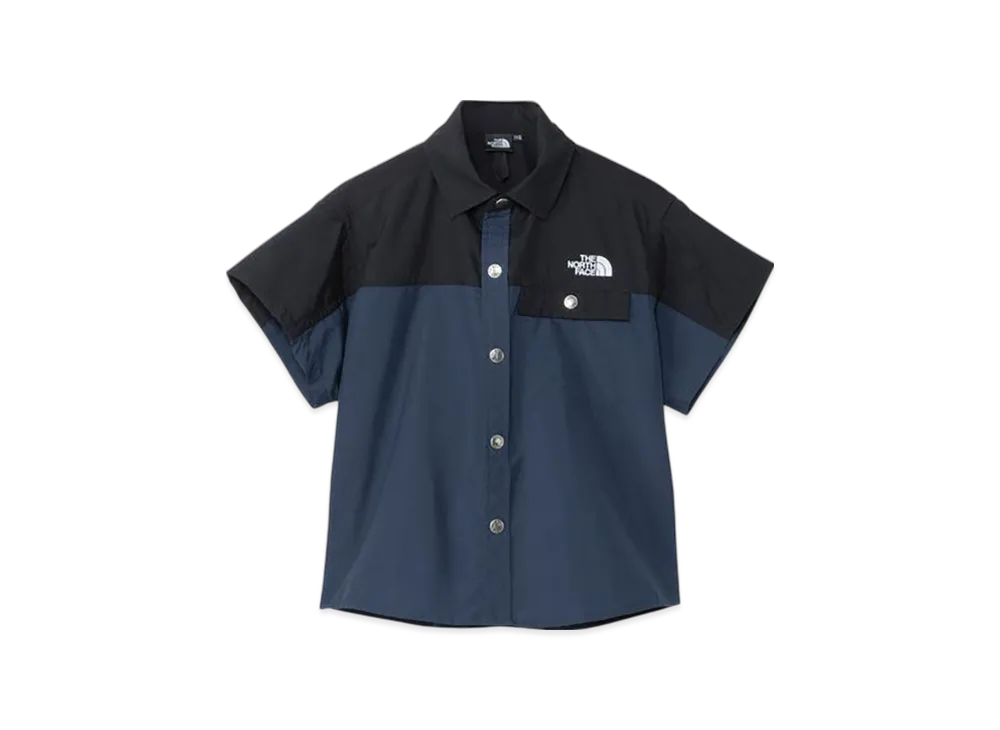 The North Face Kids Toddler Short Sleeve Nuptse Shirt "Urban Navy"
