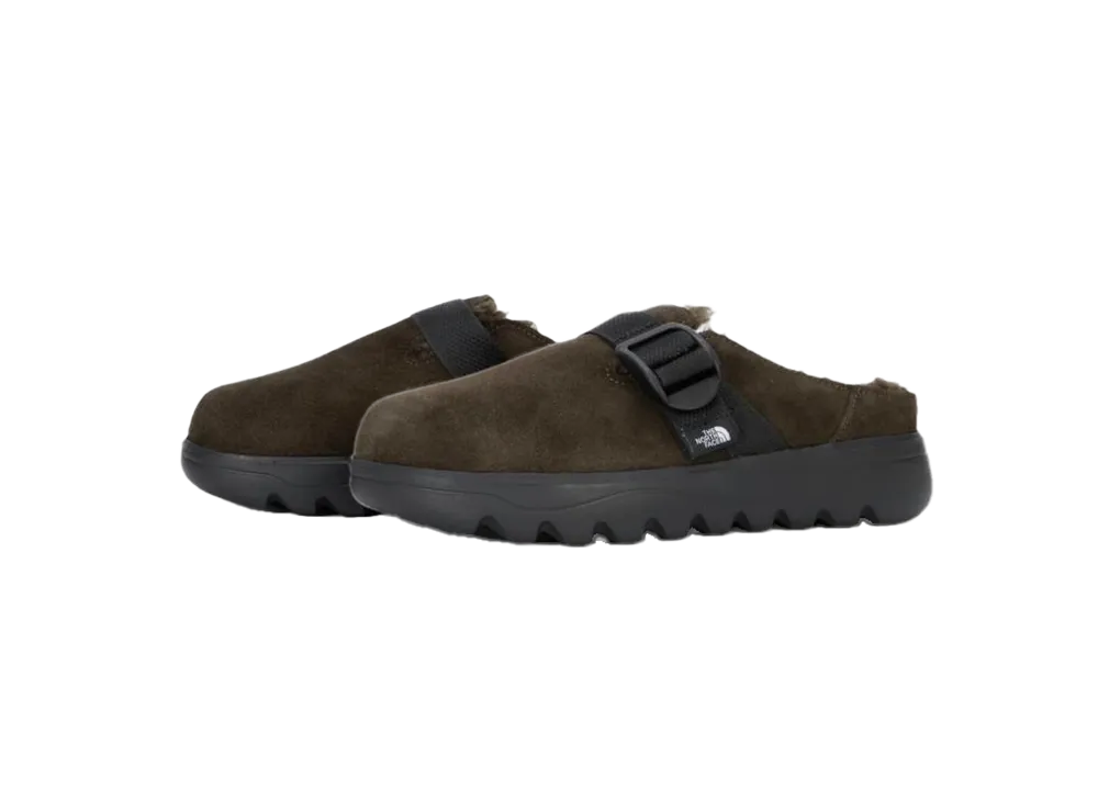 The North Face Buckle Mule "Dark Brown"