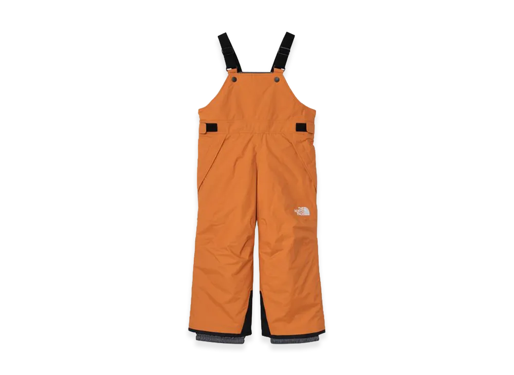 The North Face Toddler Snow Insulation Bib Kids "Yam Orange"