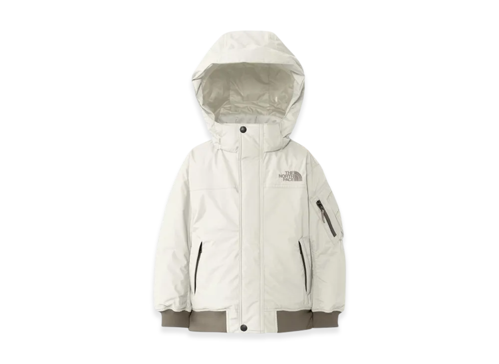 The North Face Toddler Winter Bomber Jacket Kids "White Dune"
