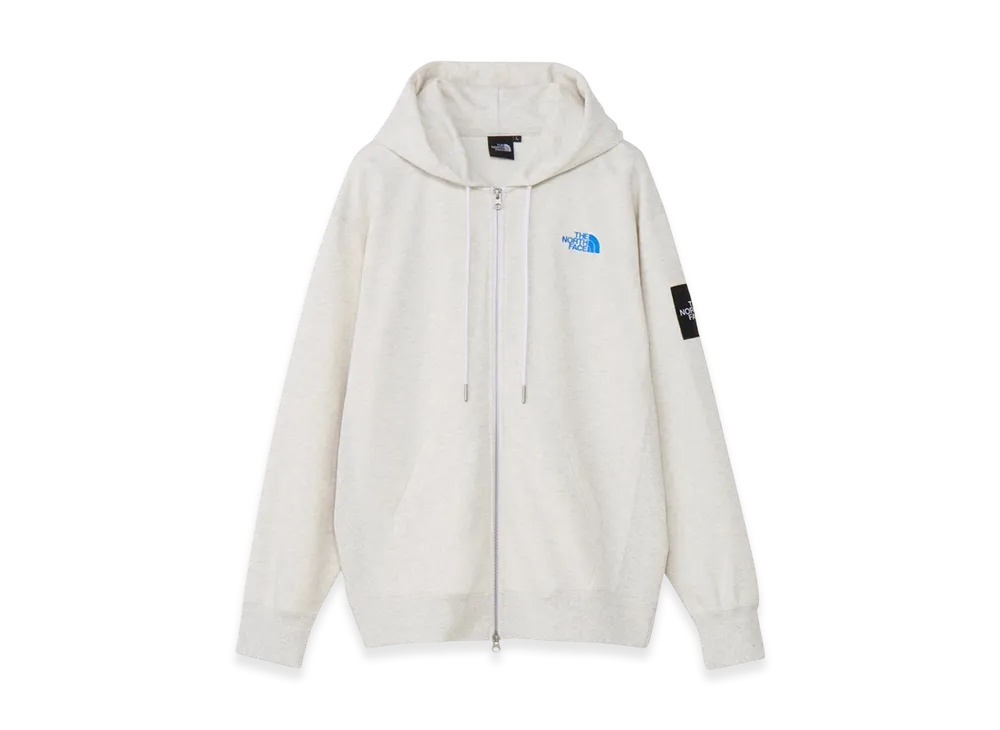 The North Face Square Logo Full Zip "White"
