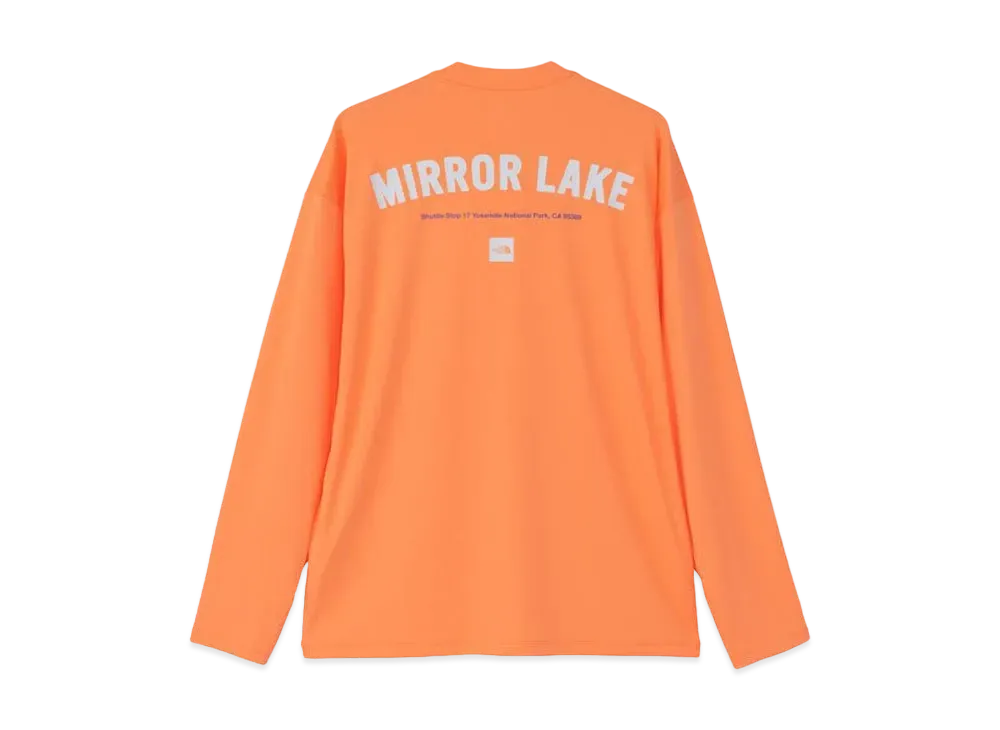 The North Face Long Sleeve Water Smooth Tee "Bright Cantaloupe"