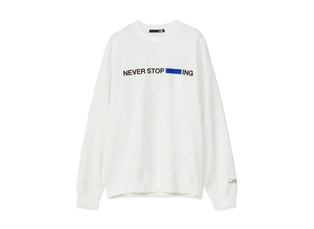The North Face Never Stop ING Crew "White2"