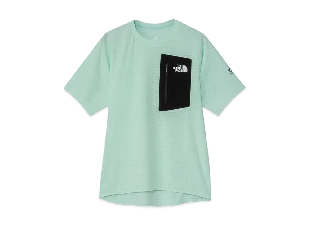 The North Face Expedition Short Sleeve Dry Dot Pocket Crew "Crater Aqua"
