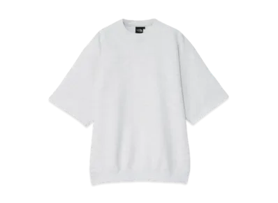 The North Face Half Sleeve Light Sweat Tee "White Mix Gray"