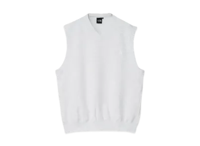 The North Face Light Sweat Vest "White Mix Gray"
