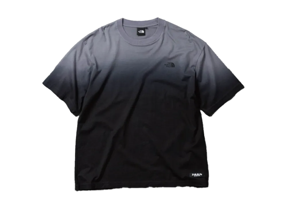The North Face S/S Shikkoku Gradation Square Logo Tee "Black"