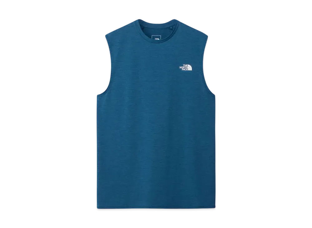 The North Face Sleeveless GTD Melange Crew "Mountain Blue"