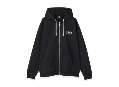 The North Face TNF Logo Heather Sweat Full Zip Hoodie "Black"