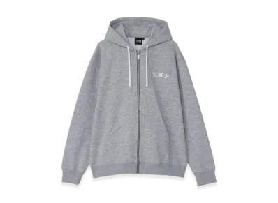 The North Face TNF Logo Heather Sweat Full Zip Hoodie "Mixed Grey"