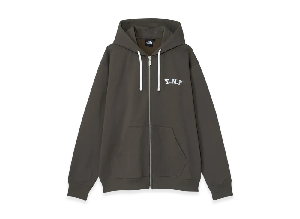 The North Face TNF Logo Heather Sweat Full Zip Hoodie "New Taupe"