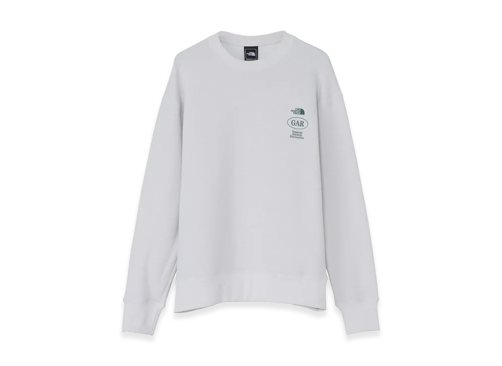 The North Face General Athletic Recreation Sweat Crew Unisex "White Mix Grey"