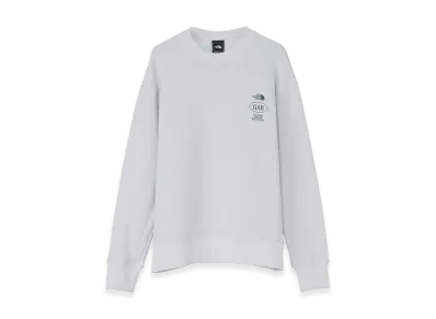 The North Face General Athletic Recreation Sweat Crew Unisex "White Mix Grey"