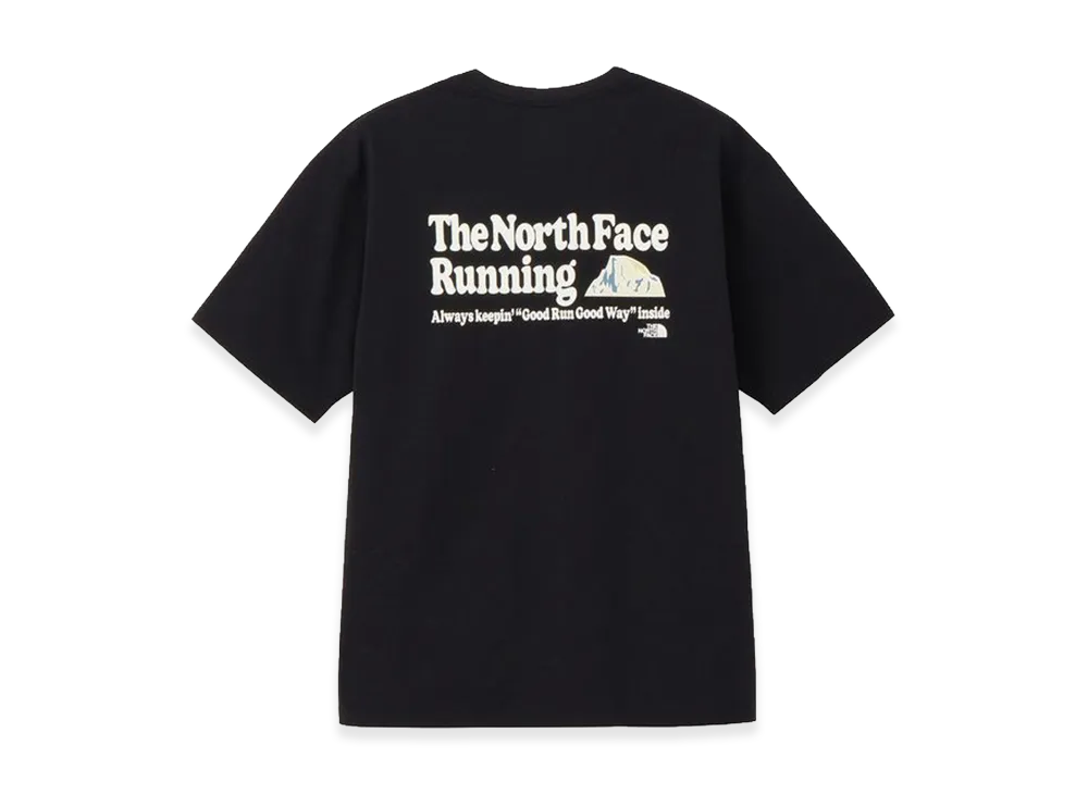 The North Face Short Sleeve Free Run ES Graphic Crew Unisex "Black"