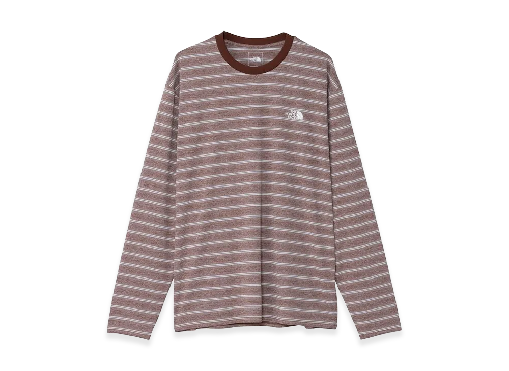 The North Face Long Sleeve Free Run Border Crew Mens "Ember Soil"