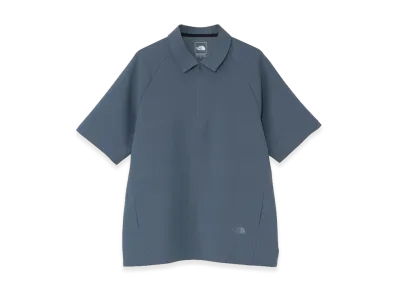 The North Face Trancle Short Sleeve Zip Polo Shirt "Slate Grey"