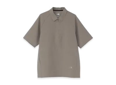 The North Face Trancle Short Sleeve Zip Polo Shirt "Mushroom"