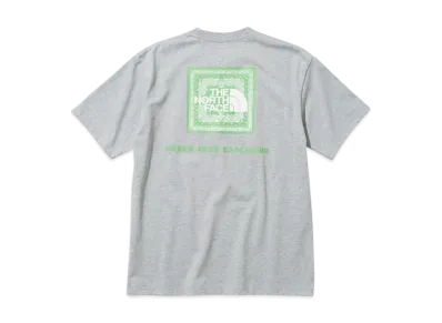 The North Face Short Sleeve Bandana Square Logo Tee "Mix Gray"