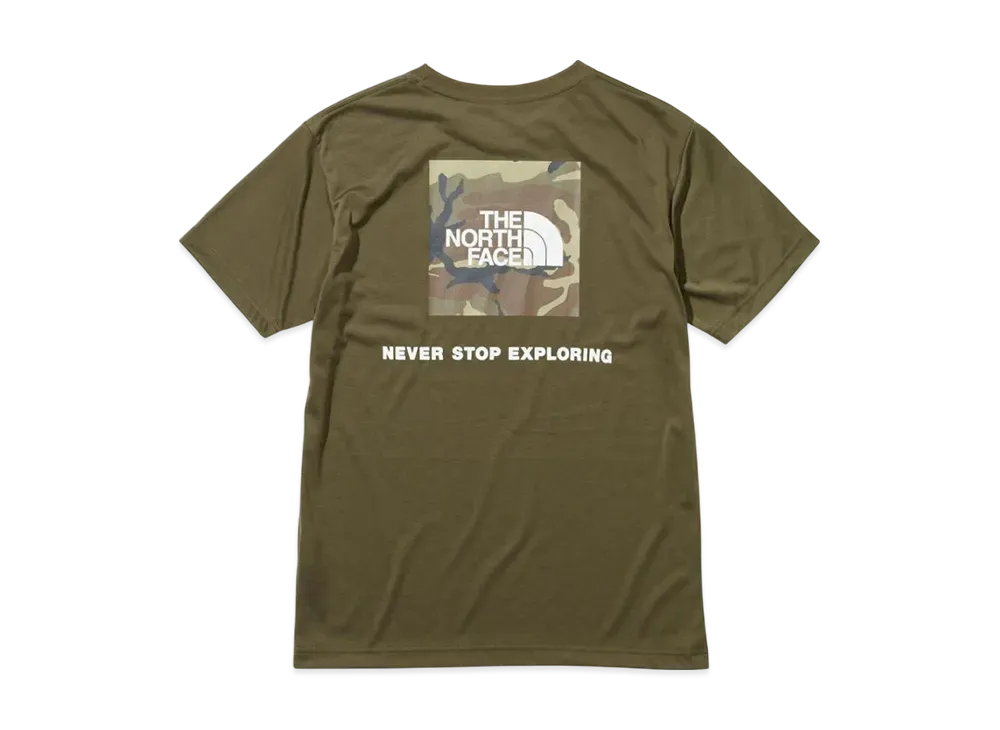 The North Face Short Sleeve Square Camouflage Tee "Military Olive"