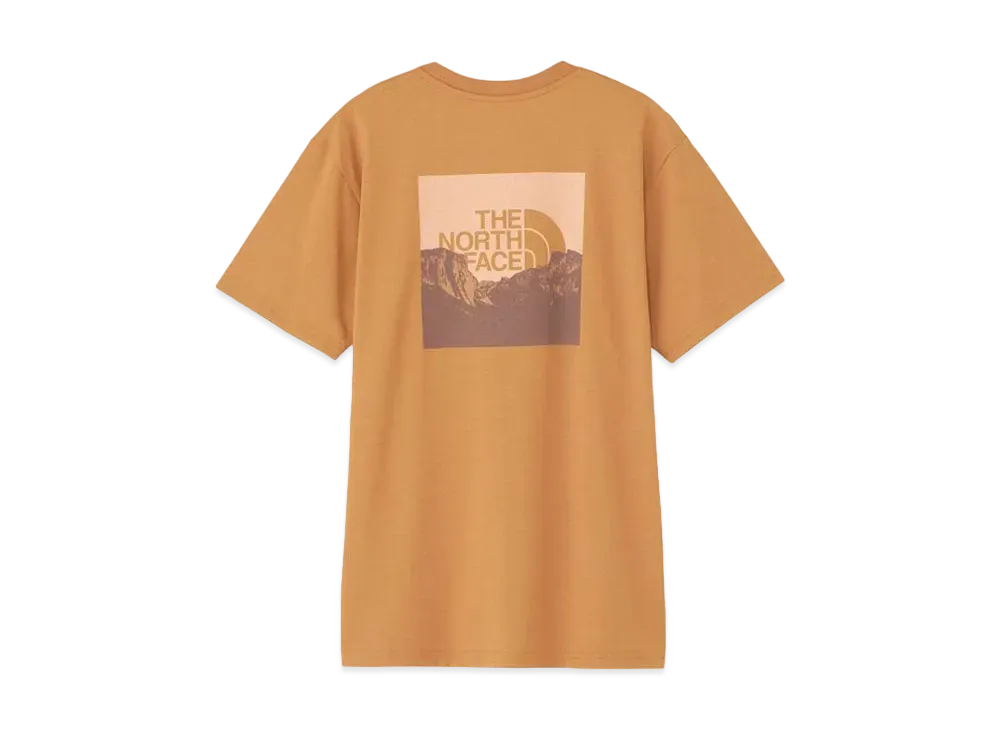 The North Face Short Sleeve Square Mountain Logo Tee "Timber Tan"