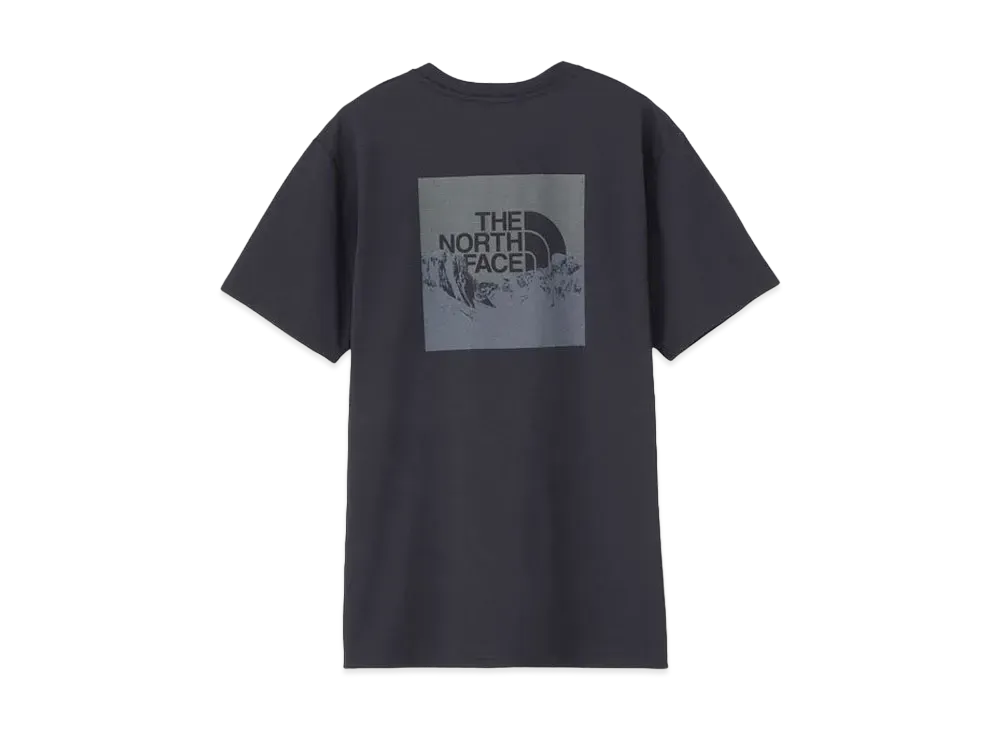 The North Face Short Sleeve Square Mountain Logo Tee "Black"