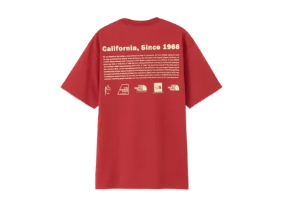 The North Face Short Sleeve Historical Logo Tee "Iron Red"