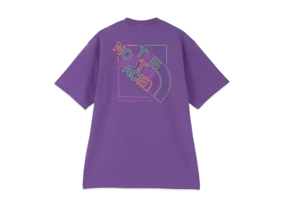The North Face Short Sleeve Ozone Dyed Neon Logo Tee "TNF Purple"