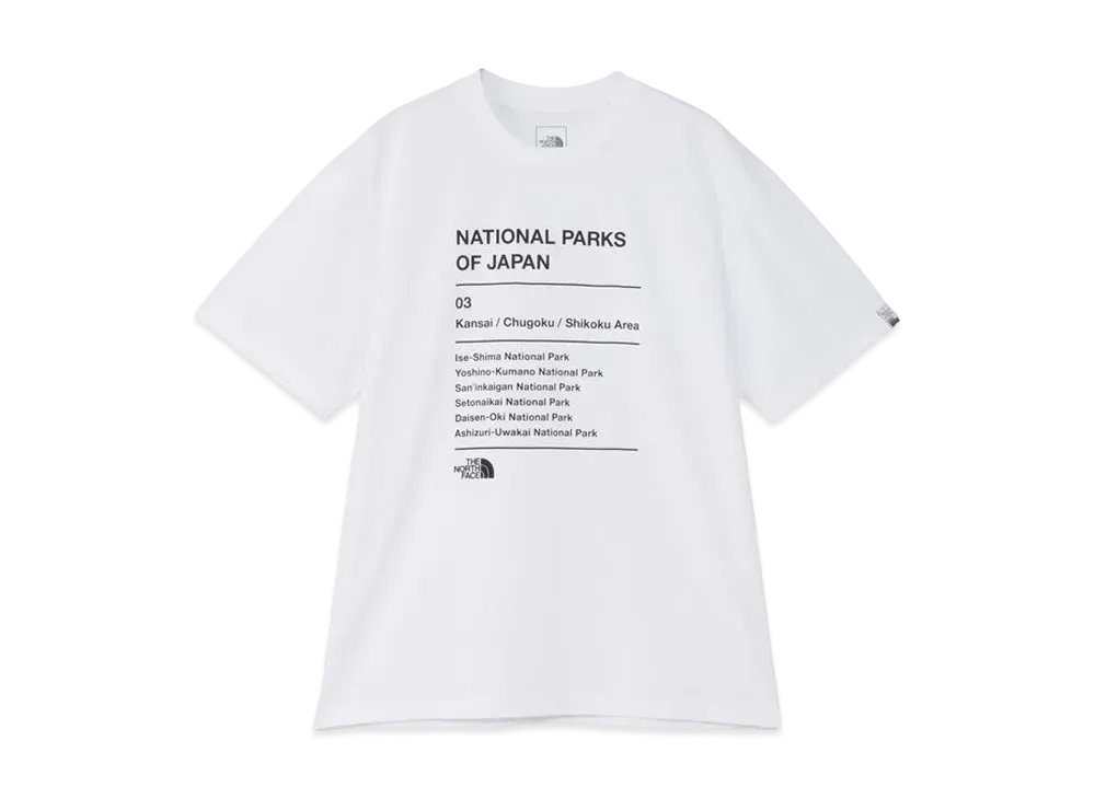The North Face Short Sleeve National Park Tee "White"